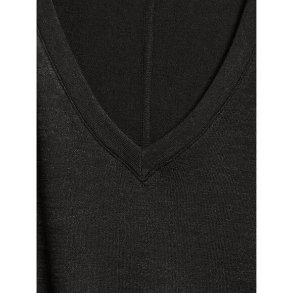 Banana Republic Relaxed Fit Luxespun Boxy V-Neck Top - Picture 6 of 11